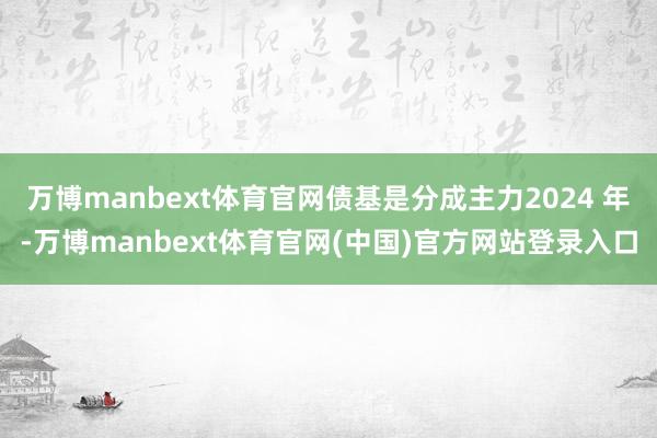 万博manbext体育官网债基是分成主力2024 年-万博manbext体育官网(中国)官方网站登录入口