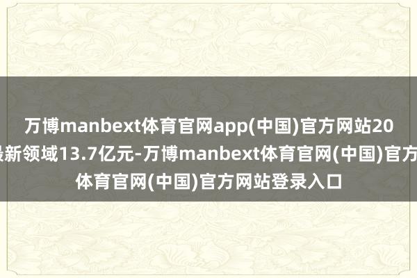 万博manbext体育官网app(中国)官方网站2025年一季度最新领域13.7亿元-万博manbext体育官网(中国)官方网站登录入口
