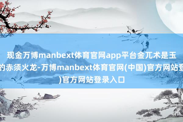 现金万博manbext体育官网app平台金兀术是玉帝派来的赤须火龙-万博manbext体育官网(中国)官方网站登录入口