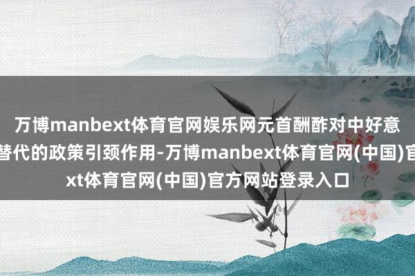 万博manbext体育官网娱乐网元首酬酢对中好意思关系具有不行替代的政策引颈作用-万博manbext体育官网(中国)官方网站登录入口